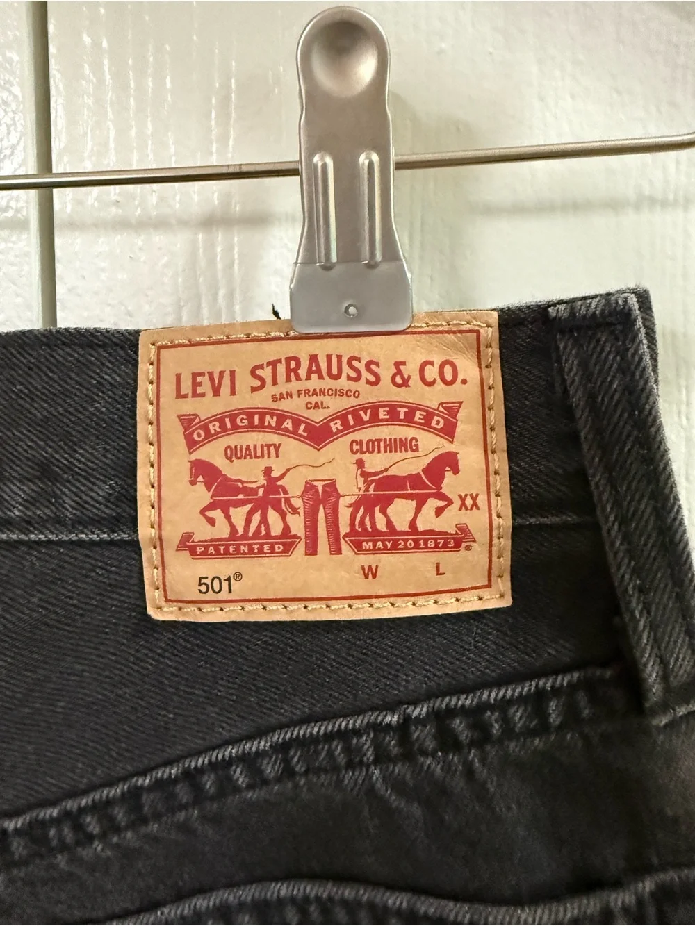 Levi’s 501 Original Women's Black Denim Cutoff Shorts